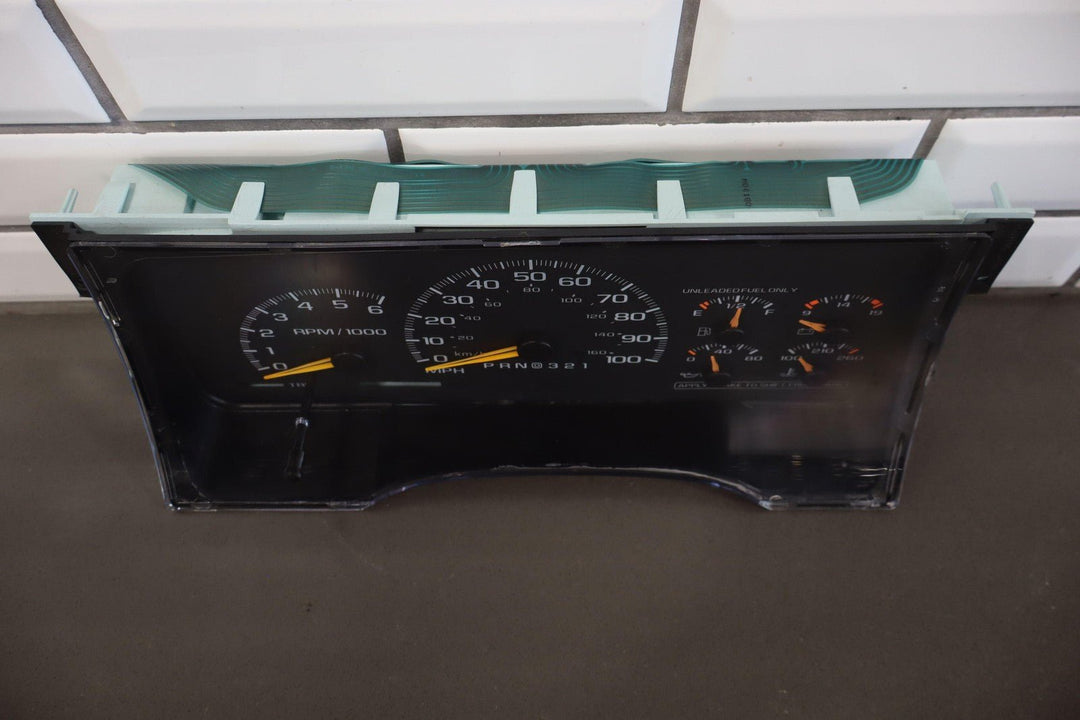 95 - 99 Chevy GMC GMT400 7.4L 454 Speedometer Cluster Tested 212K 16207735