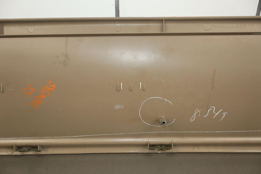95 - 99 Chevy GMC GMT400 Extended Cab Back Wall Upper Trim (Neutral 52D)
