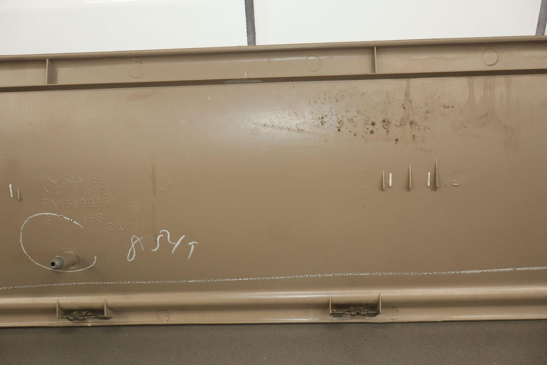 95 - 99 Chevy GMC GMT400 Extended Cab Back Wall Upper Trim (Neutral 52D)