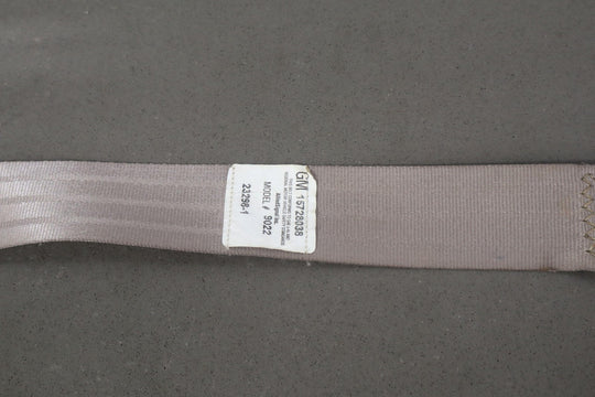 95 - 99 Chevy GMC GMT400 Extended Cab Right Rear Seat Belt Retractor (Neutral 52D)