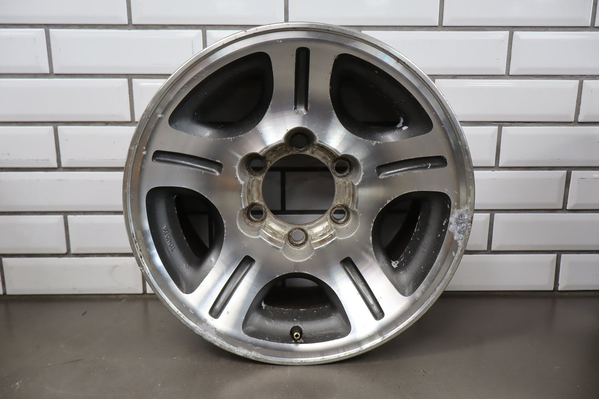 96-97 Lexus LX450 16x8 Machined/Gray 5 spoke Wheel/ Rim Set OEM (No Tires)