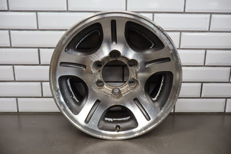 96-97 Lexus LX450 16x8 Machined/Gray 5 spoke Wheel/ Rim Set OEM (No Tires)
