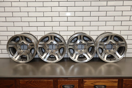 96-97 Lexus LX450 16x8 Machined/Gray 5 spoke Wheel/ Rim Set OEM (No Tires)