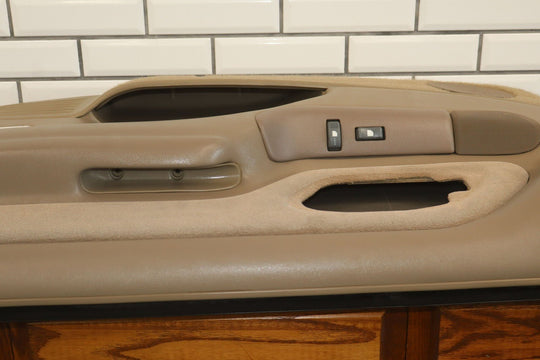 96 - 99 Chevy GMC Sierra Silverado GMT400 Right Front Door Panel Neutral 52D OEM