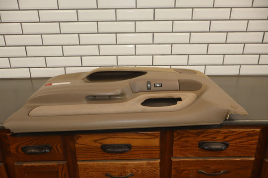 96 - 99 Chevy GMC Sierra Silverado GMT400 Right Front Door Panel Neutral 52D OEM