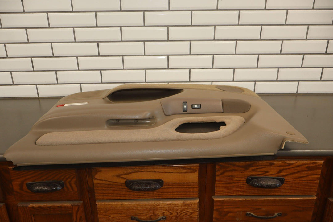 96 - 99 Chevy GMC Sierra Silverado GMT400 Right Front Door Panel Neutral 52D OEM