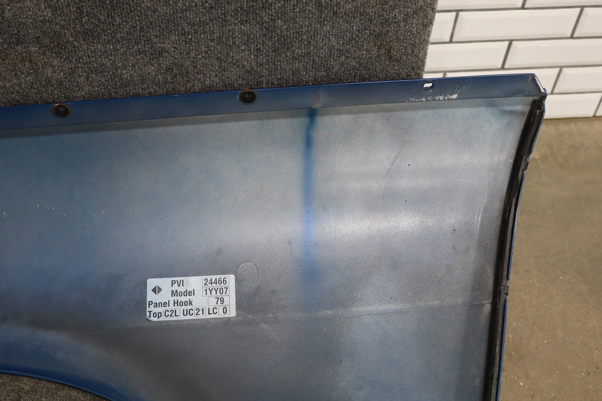 97-04 C5 Corvette C5 Coupe Right RH Passenger Quarter Panel Electron Blue