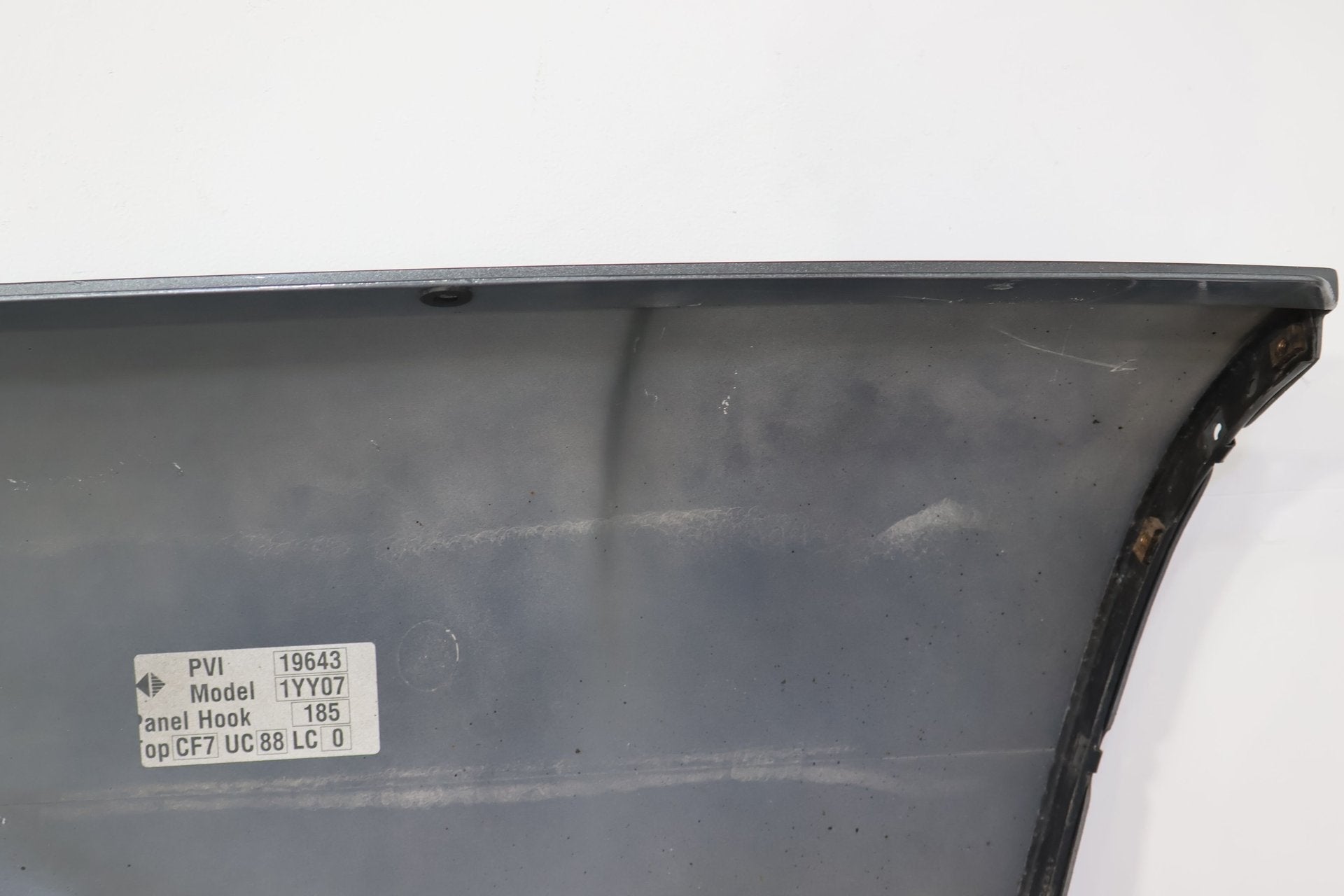 97-04 C5 Corvette C5 Coupe Right RH Passenger Quarter Panel Grey