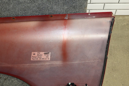 97-04 C5 Corvette C5 Coupe Right RH Passenger Quarter Panel Magnetic Red