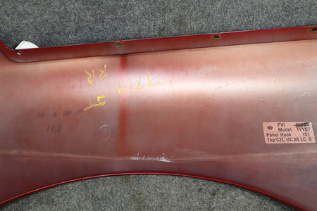 97-04 C5 Corvette C5 Coupe Right RH Passenger Quarter Panel Magnetic Red