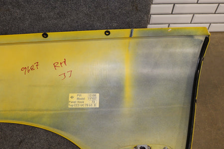 97-04 C5 Corvette C5 Coupe Right RH Passenger Quarter Panel Millenium Yellow