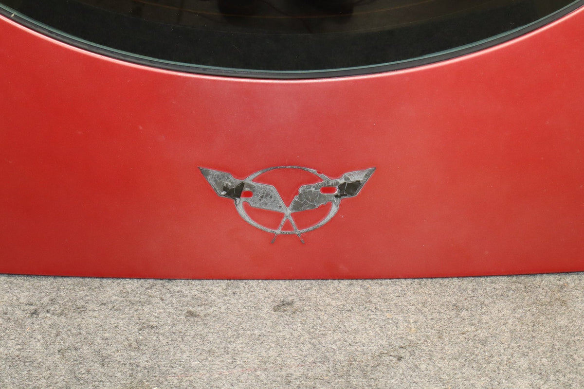 97-04 Chevrolet Corvette C5 Coupe/ Hatchback Rear Window Lid Magnetic Red 86
