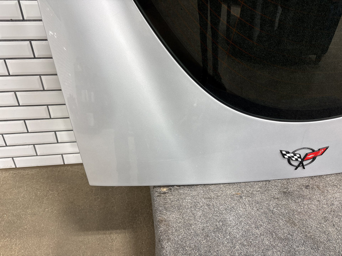 97-04 Chevrolet Corvette C5 Coupe/ Hatchback Rear Window Lid Sebring Silver 13