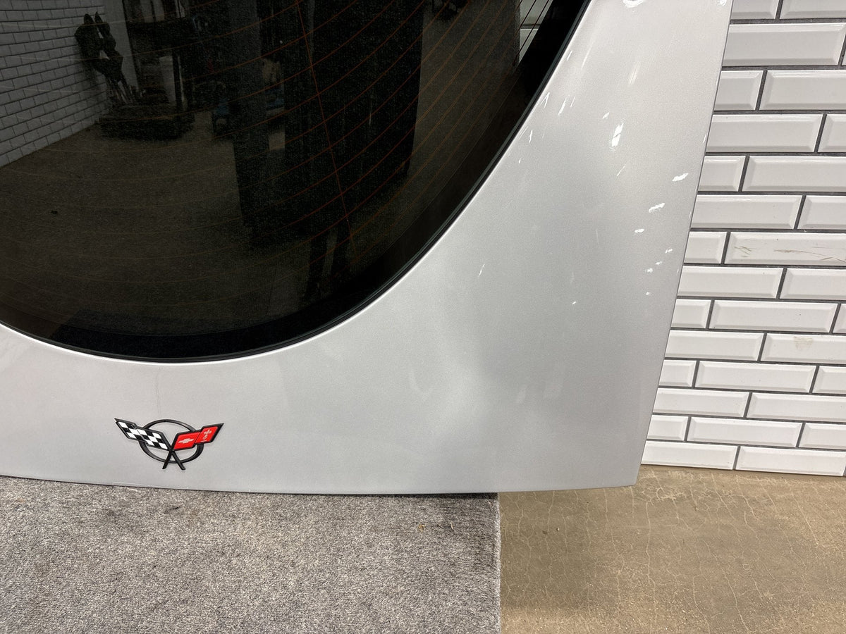 97-04 Chevrolet Corvette C5 Coupe/ Hatchback Rear Window Lid Sebring Silver 13