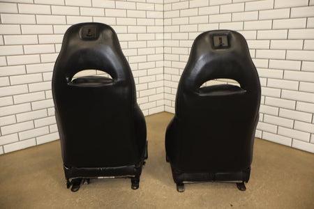 97-04 Chevrolet Corvette C5 Sport Leather Seats Set Black 193 | Leather Issues