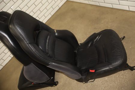 97-04 Chevrolet Corvette C5 Sport Leather Seats Set Black 193 | Leather Issues