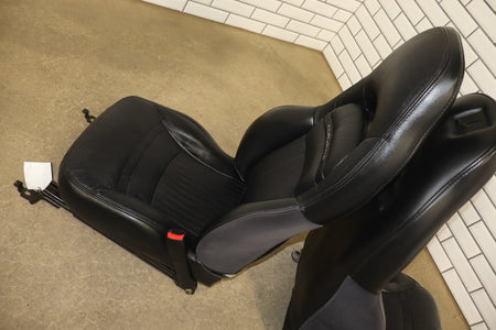 97-04 Chevrolet Corvette C5 Sport Leather Seats Set Black 193 | Leather Issues
