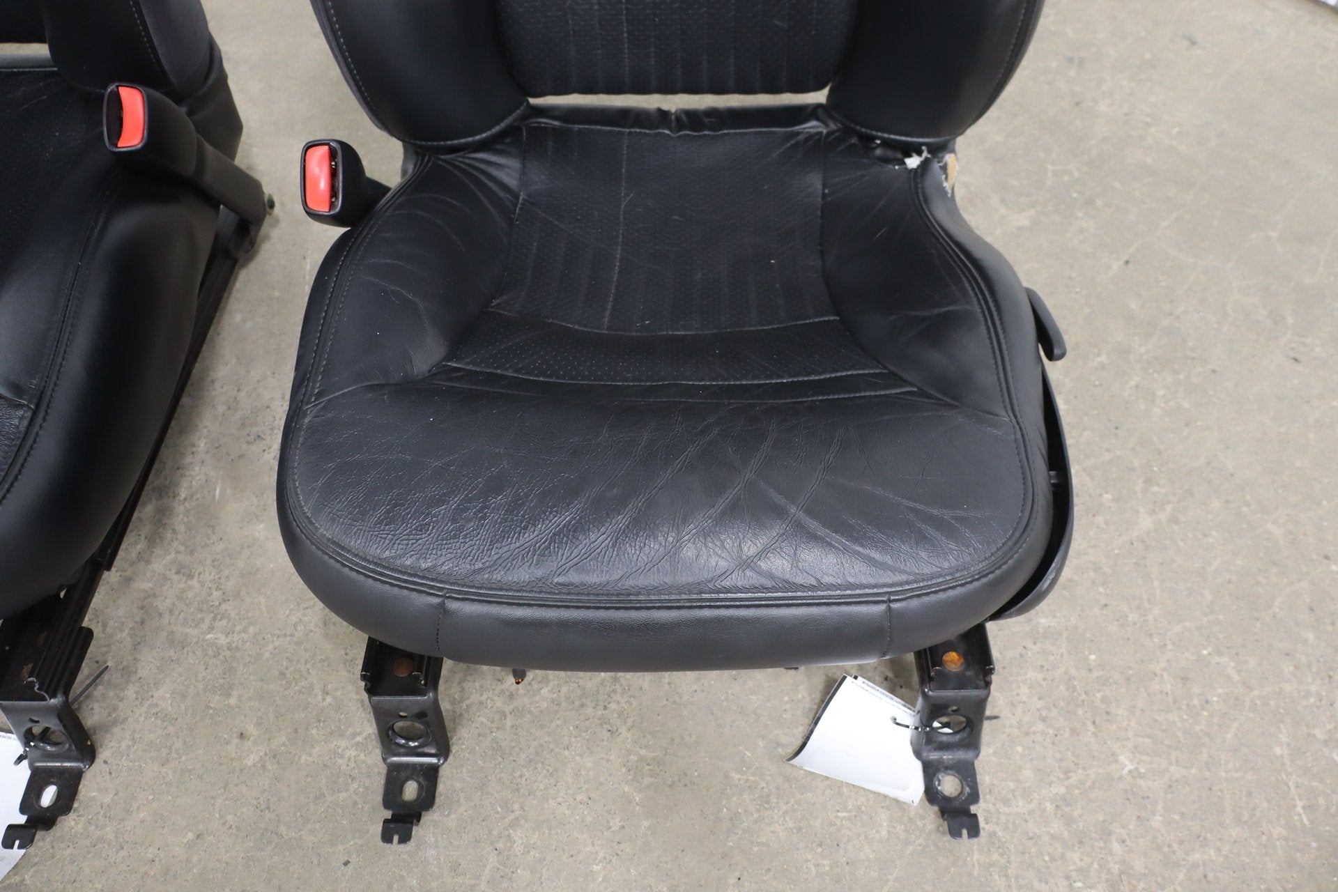 97-04 Chevrolet Corvette C5 Sport Leather Seats Set Black 193 | Leather Issues