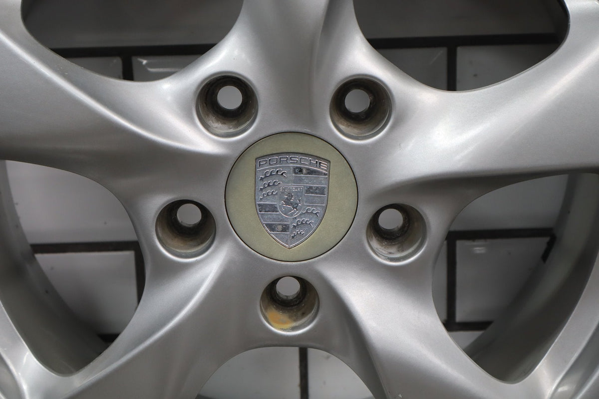 97-04 Porsche Boxster 986 17x7 Front Alloy Wheel 5-Spoke OEM