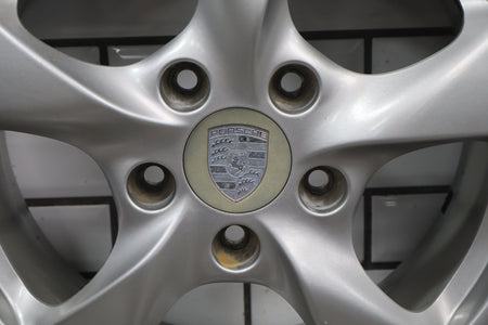 97-04 Porsche Boxster 986 17x7 Front Alloy Wheel 5-Spoke OEM