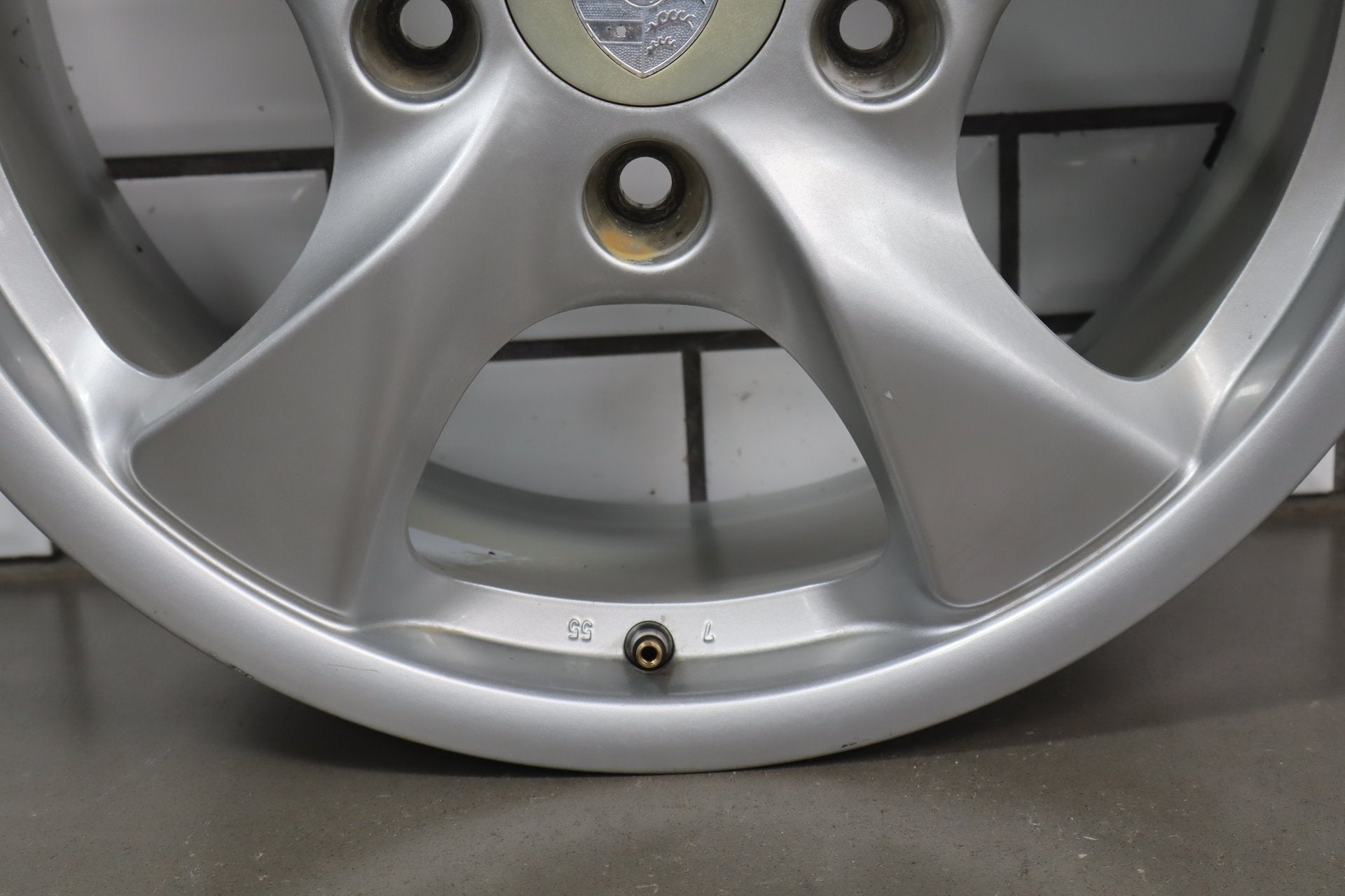 97-04 Porsche Boxster 986 17x7 Front Alloy Wheel 5-Spoke OEM