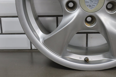 97-04 Porsche Boxster 986 17x7 Front Alloy Wheel 5-Spoke OEM