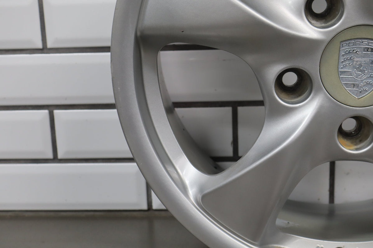 97-04 Porsche Boxster 986 17x7 Front Alloy Wheel 5-Spoke OEM