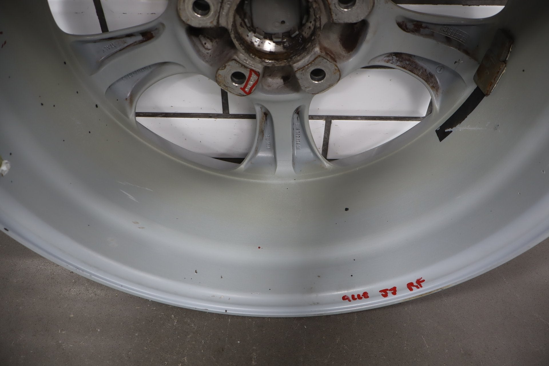 97-04 Porsche Boxster 986 17x7 Front Alloy Wheel 5-Spoke OEM