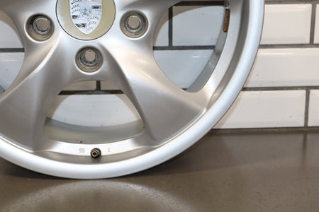 97-04 Porsche Boxster 986 17x7 Front Alloy Wheel 5-Spoke OEM