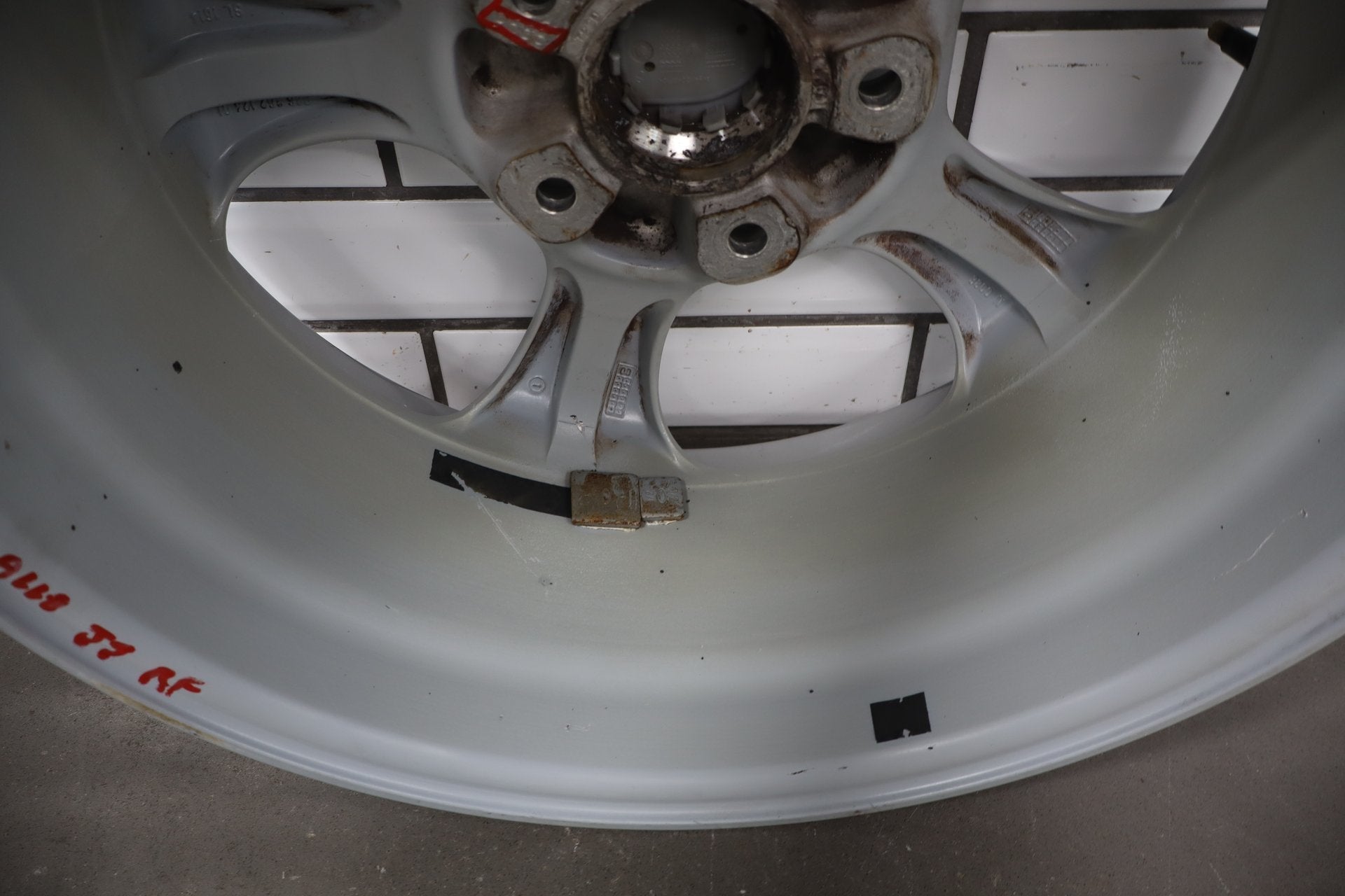 97-04 Porsche Boxster 986 17x7 Front Alloy Wheel 5-Spoke OEM