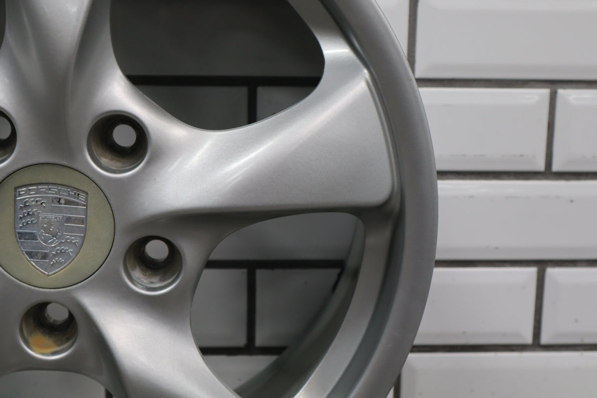 97-04 Porsche Boxster 986 17x7 Front Alloy Wheel 5-Spoke OEM