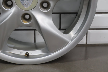 97-04 Porsche Boxster 986 17x7 Front Alloy Wheel 5-Spoke OEM