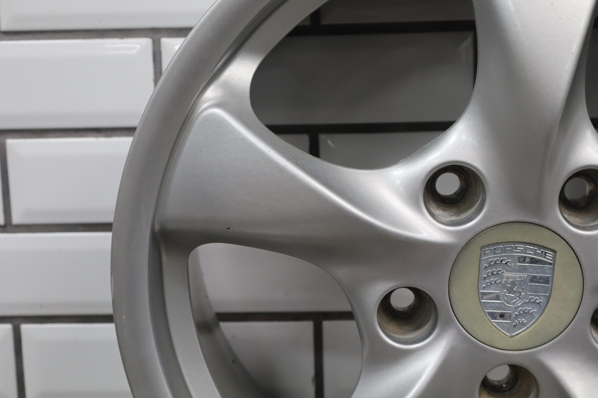 97-04 Porsche Boxster 986 17x7 Front Alloy Wheel 5-Spoke OEM