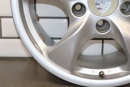 97-04 Porsche Boxster 986 17x8.5 Rear Alloy Wheel 5-Spoke OEM