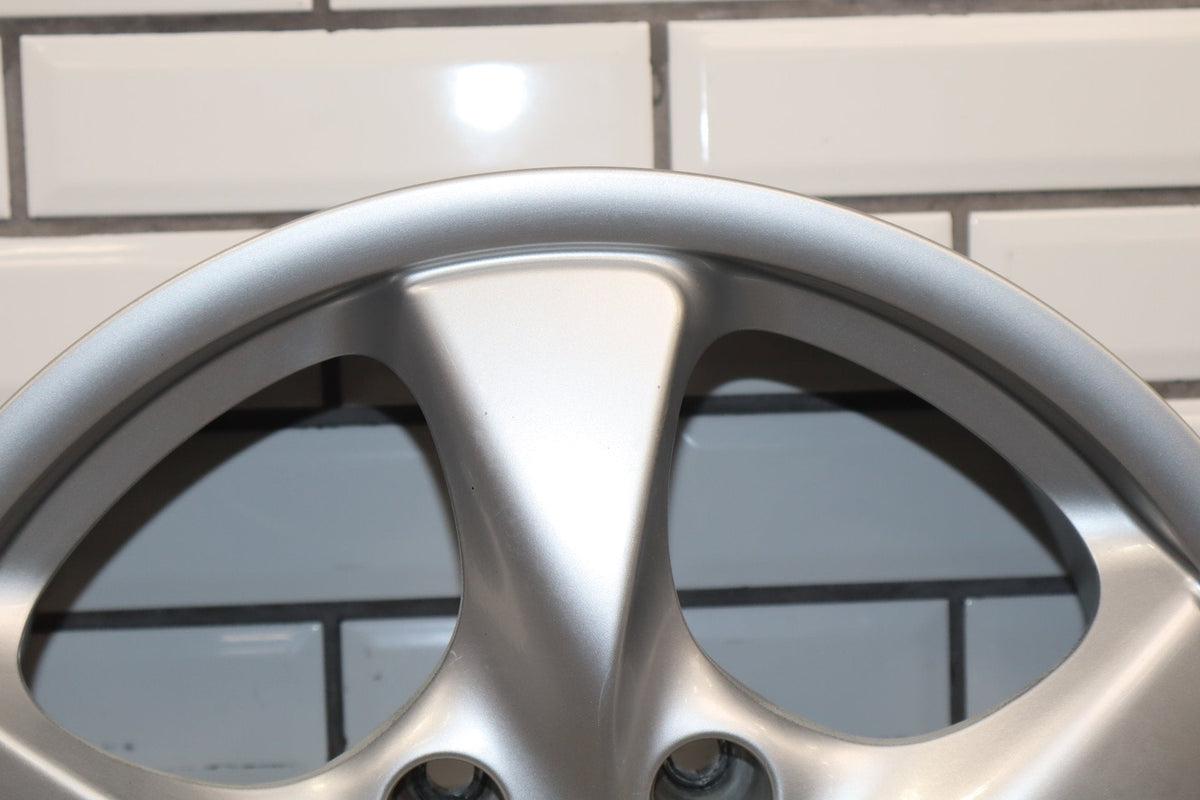 97-04 Porsche Boxster 986 17x8.5 Rear Alloy Wheel 5-Spoke OEM