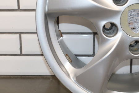 97-04 Porsche Boxster 986 17x8.5 Rear Alloy Wheel 5-Spoke OEM