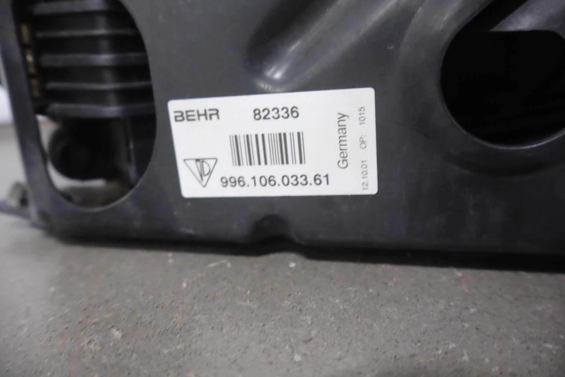 97-04 Porsche Boxster 986 Left Radiator with Fan Shroud OEM