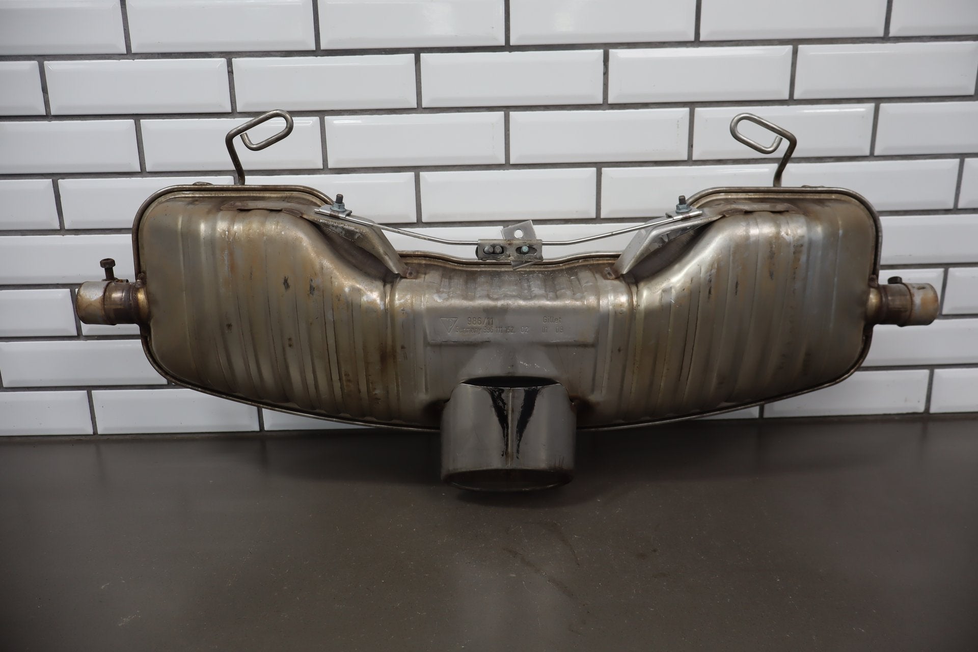 97-04 Porsche Boxster 986 OEM Exhaust Muffler 2.7L
