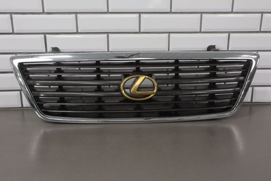98 - 02 Lexus LX470 Upper Grille OEM *Peeling Chrome*