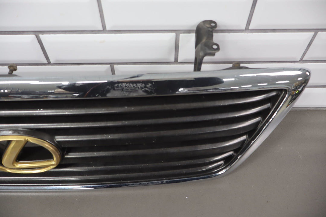 98 - 02 Lexus LX470 Upper Grille OEM *Peeling Chrome*