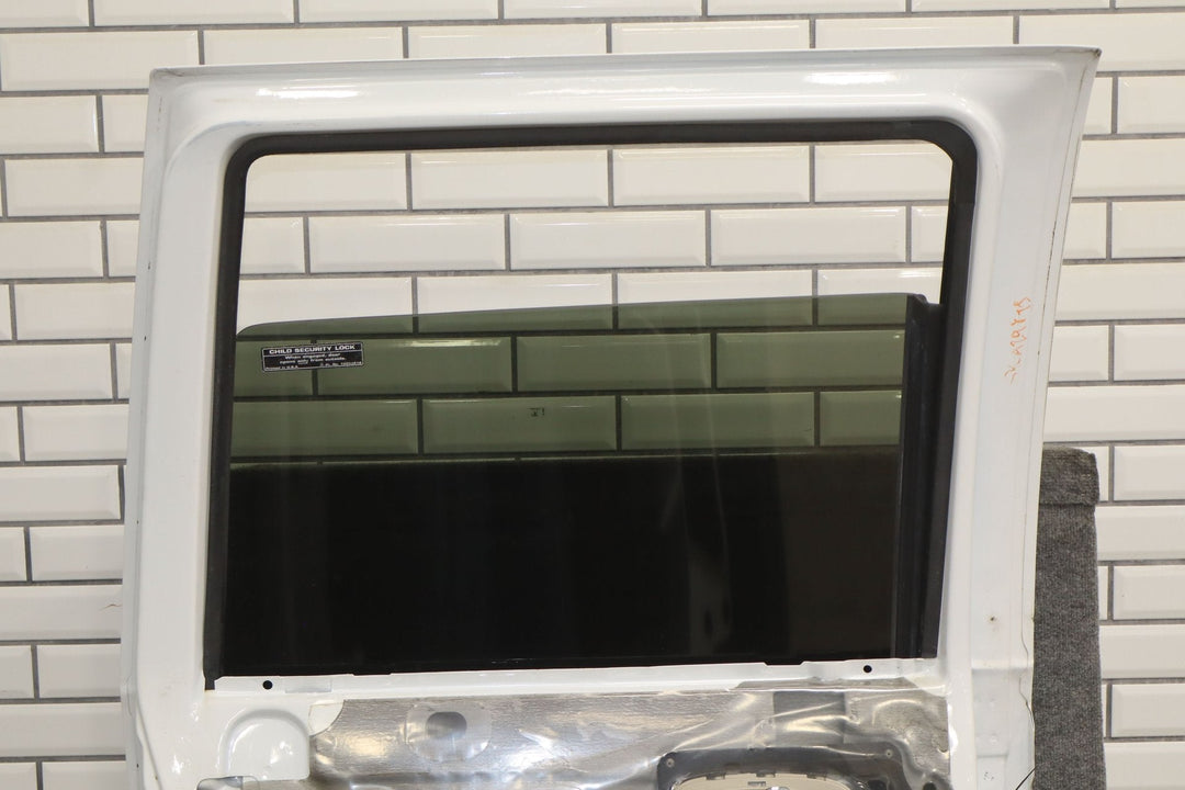 99 - 00 Cadillac Escalade Left Rear Door Shell W/Glass (Aspen White 50U)