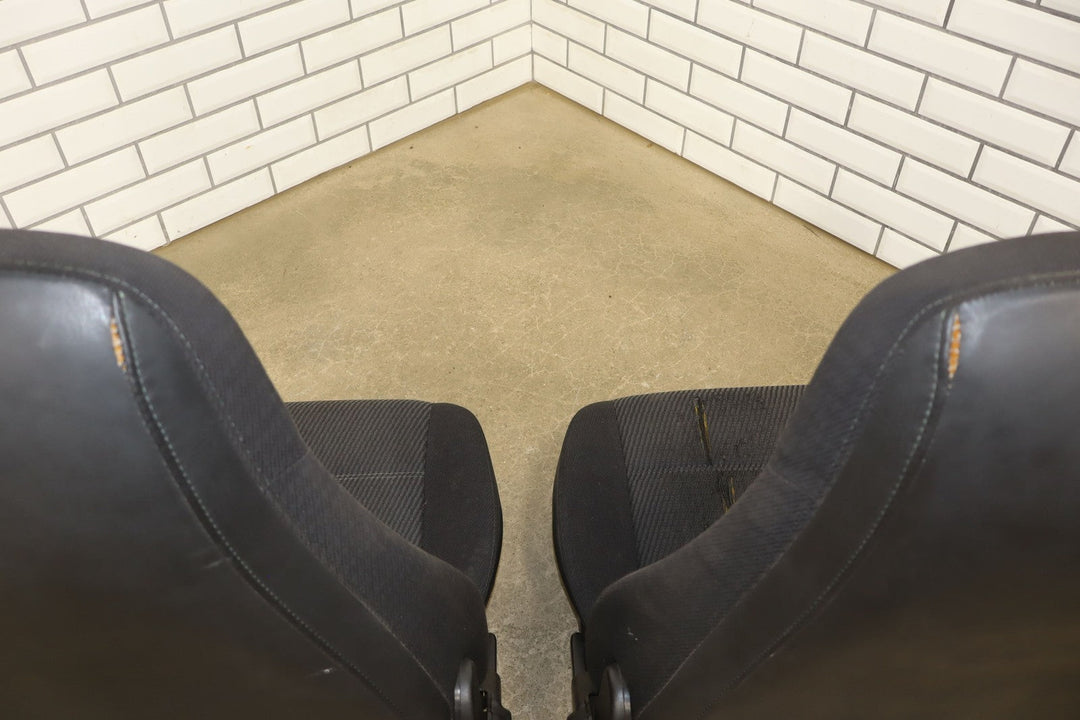 99 - 00 Mazda Miata NB Pair Cloth Bucket Seats Manual Adjustments *Torn*