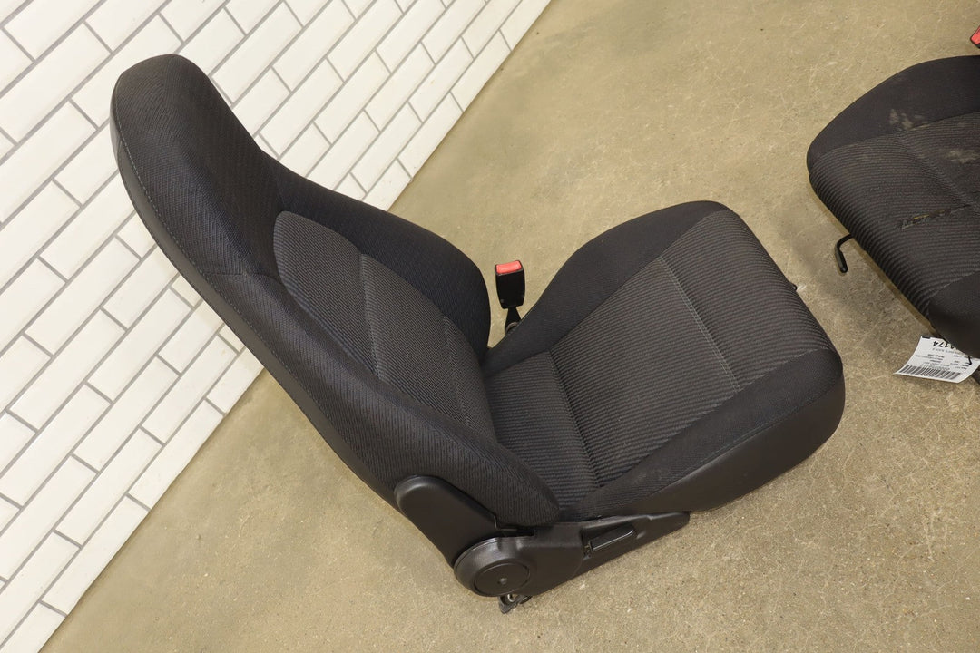 99 - 00 Mazda Miata NB Pair Cloth Bucket Seats Manual Adjustments *Torn*