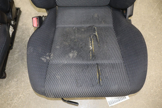 99 - 00 Mazda Miata NB Pair Cloth Bucket Seats Manual Adjustments *Torn*