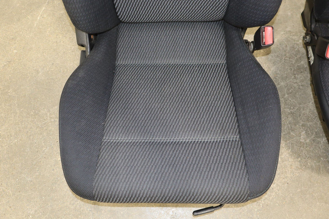 99 - 00 Mazda Miata NB Pair Cloth Bucket Seats Manual Adjustments *Torn*