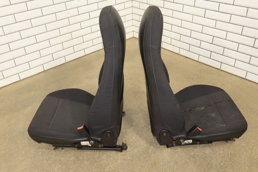 99 - 00 Mazda Miata NB Pair Cloth Bucket Seats Manual Adjustments *Torn*