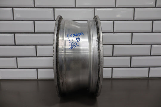 99 - 00 Mazda Miata NB Single (1) 14x6 Wheel Silver 5 Spokes *Curbed*