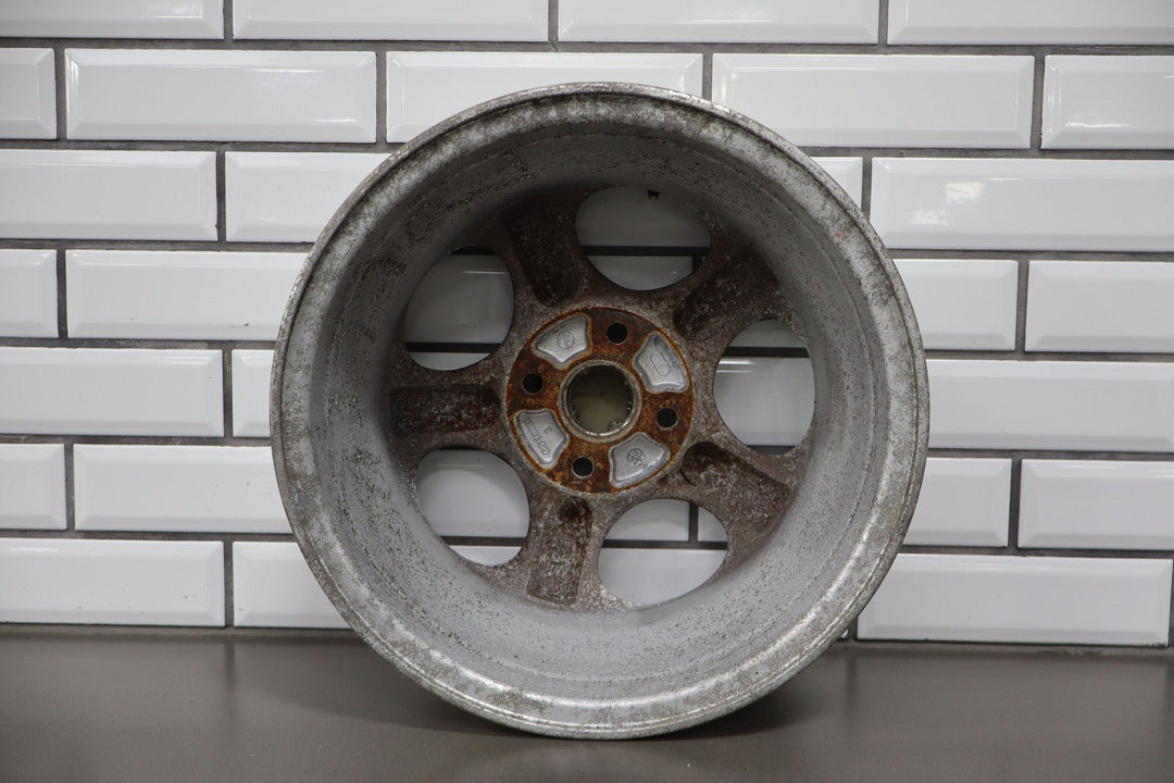 99 - 00 Mazda Miata NB Single (1) 14x6 Wheel Silver 5 Spokes *Curbed*