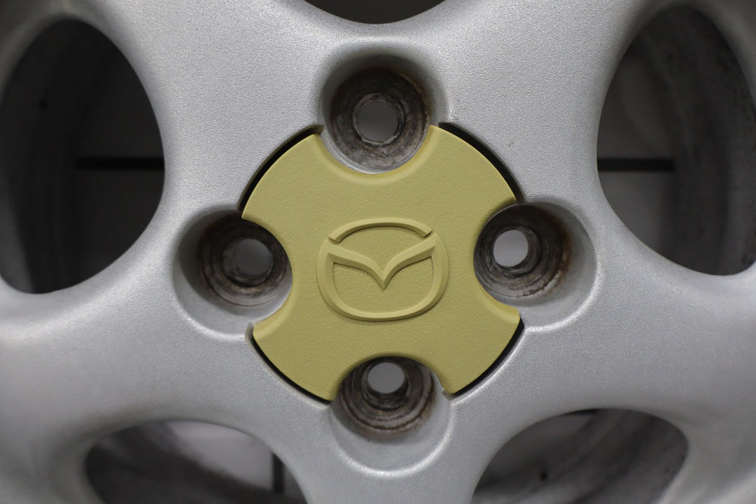 99 - 00 Mazda Miata NB Single (1) 14x6 Wheel Silver 5 Spokes *Curbed*