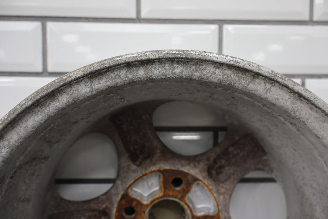 99 - 00 Mazda Miata NB Single (1) 14x6 Wheel Silver 5 Spokes *Curbed*